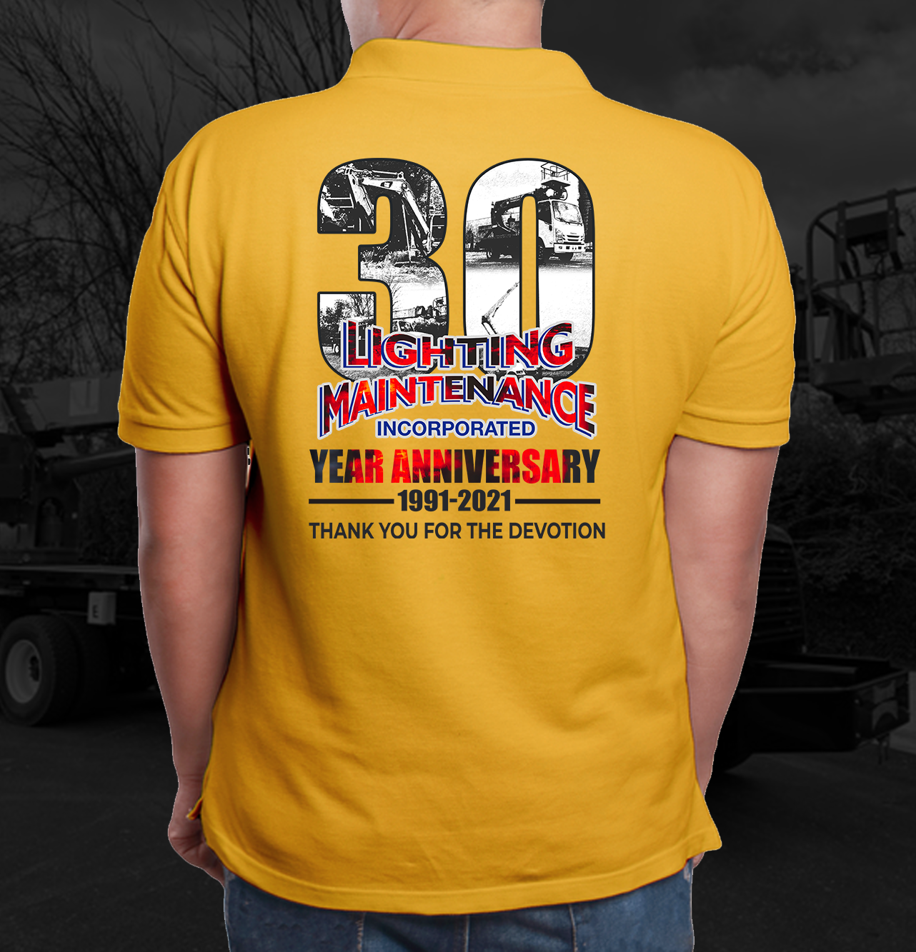 T-shirt Design by HUNG LEE for Lighting Maintenance Inc | Design #26807841
