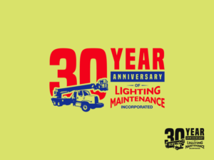 Lighting Maintenance Incorporated 30 year anniversary | Diseño de Camiseta por mithunpopey
