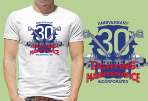 T-shirt Design by BLESS-IDN for Lighting Maintenance Inc | Design: #26795344