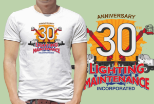 T-shirt Design by BLESS-IDN for Lighting Maintenance Inc | Design: #26801865
