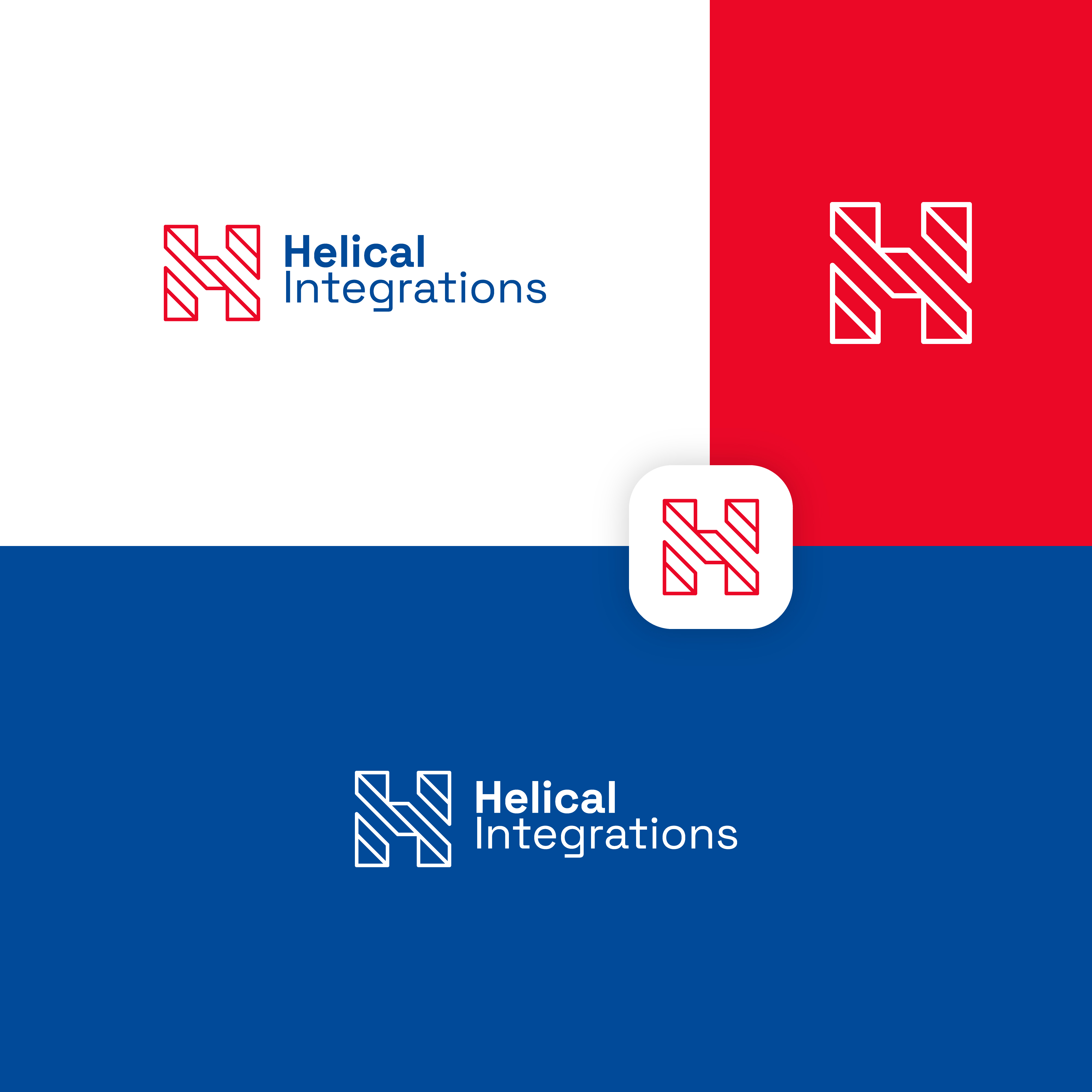 Logo Design by Xler8brain for Helical Integrations, Inc. | Design #26777602