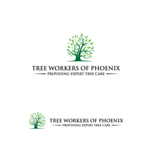 Logo Design by Shubhrojyoti for Tree Workers Of Phoenix | Design #26783435