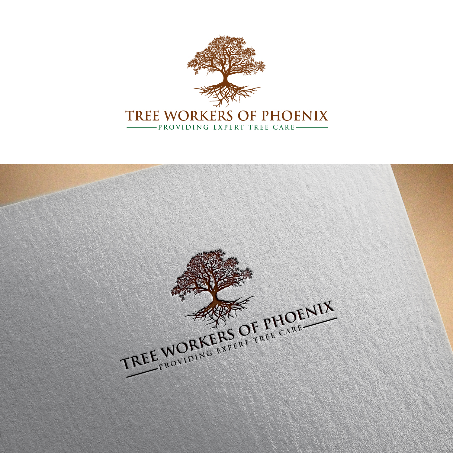 Logo Design by Maxo-Biz for Tree Workers Of Phoenix | Design #26780996