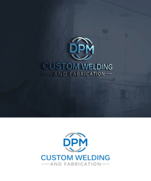DPM CUSTOM WELDING AND FABRICATION | Logo Design by Mr Line @rt