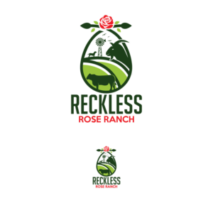 Reckless Rose Ranch | Logo Design by Graphic Bricks