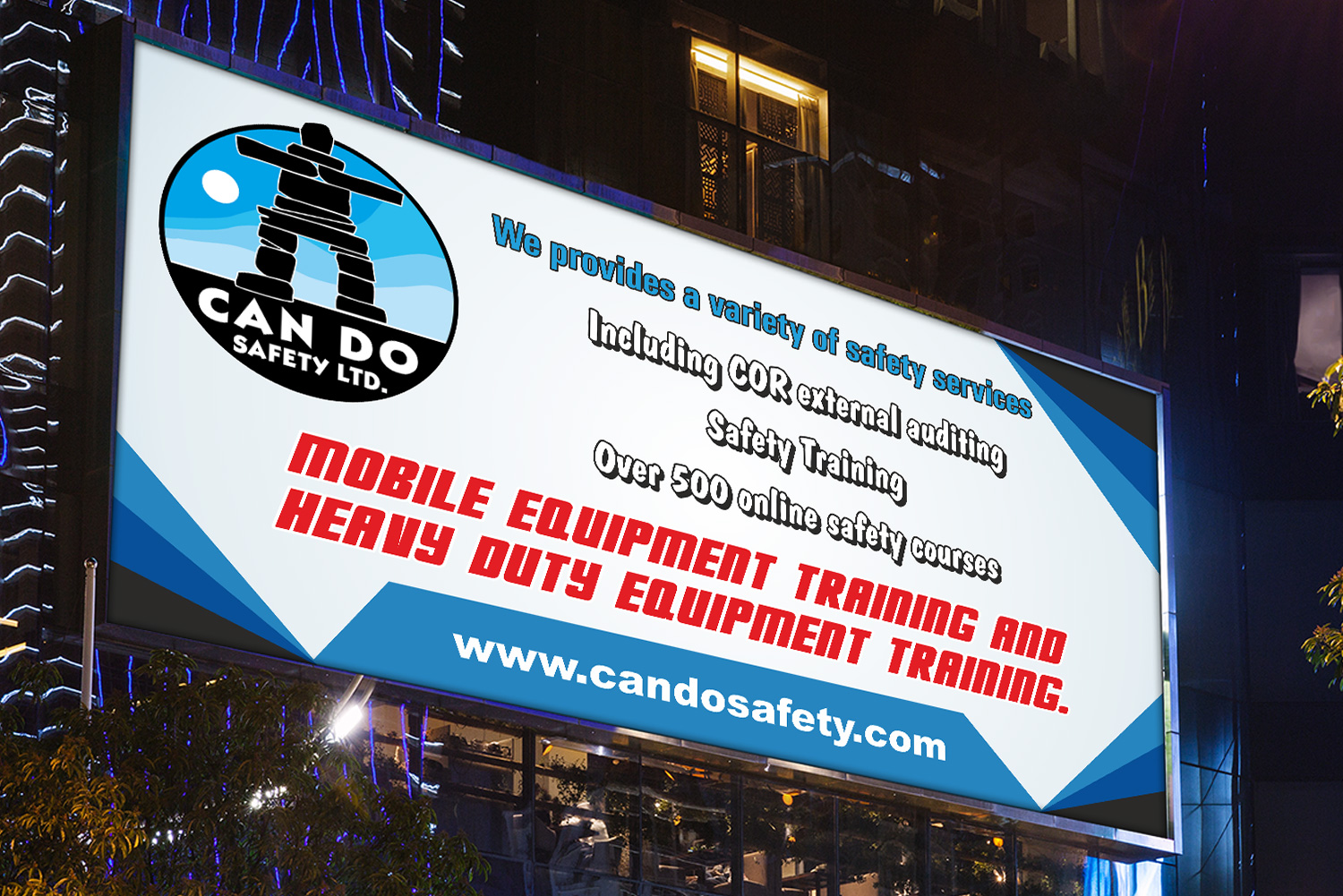 Billboard Design by Petter Goms for Can Do Safety | Design #26781196