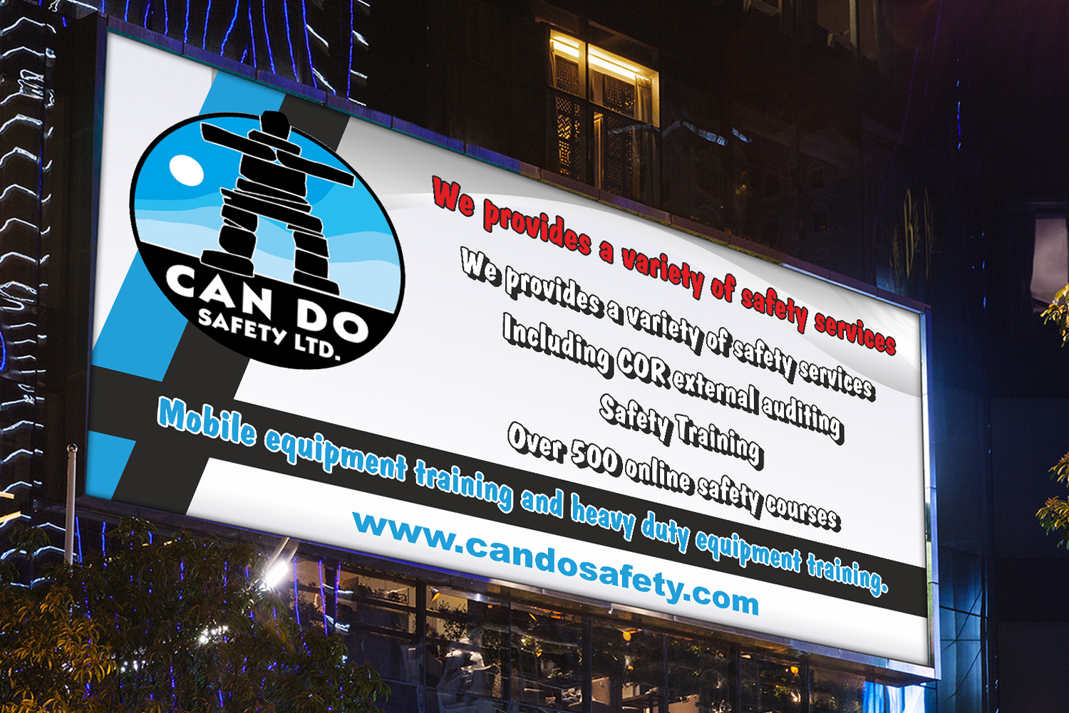 Billboard Design by Petter Goms for Can Do Safety | Design #26781722