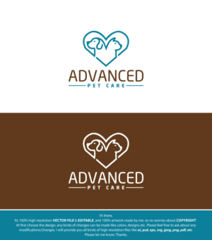 Logo Design by FireflyArt for Advanced Pet Care | Design: #26778075