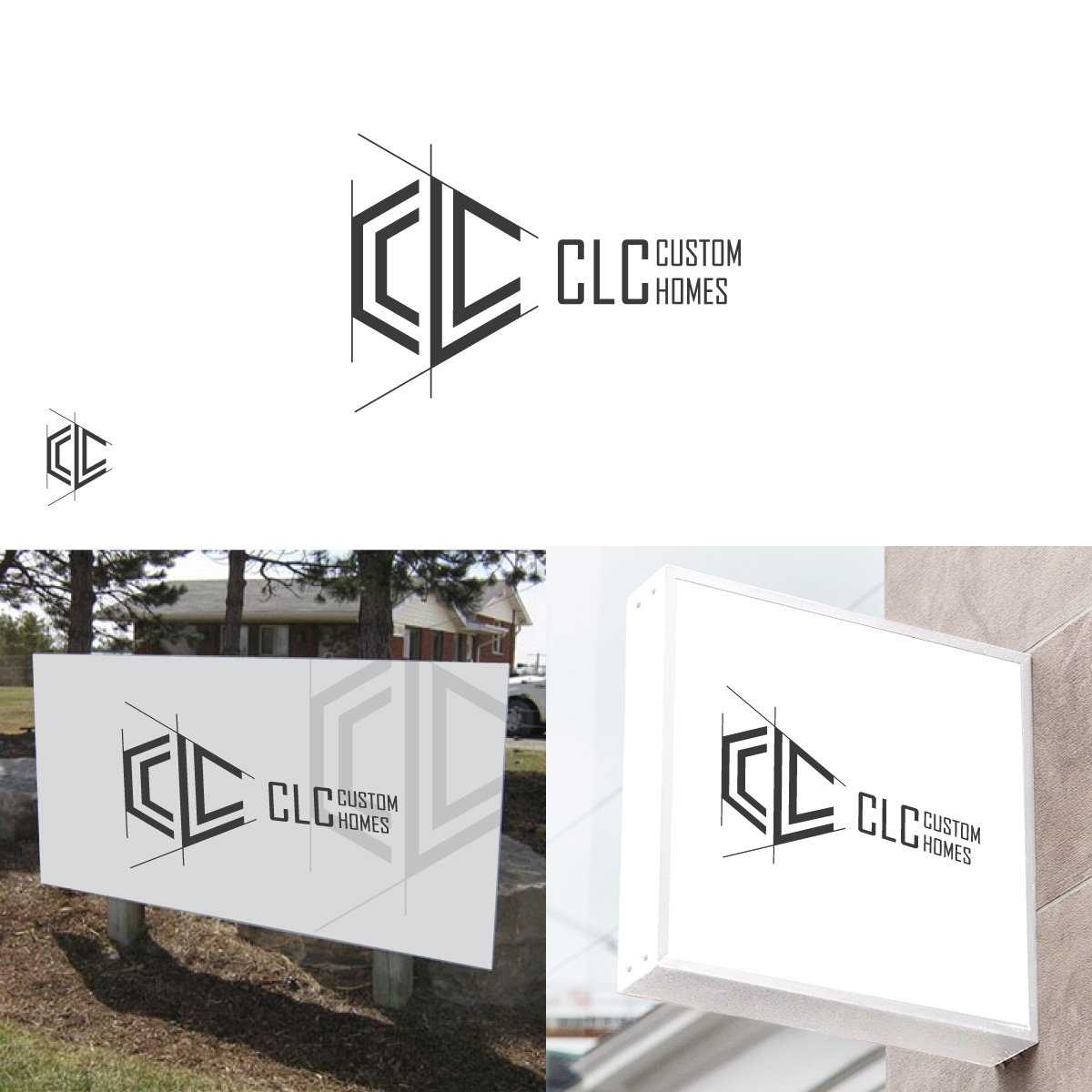 Logo Design by Magic of Art for CLC Custom Homes | Design #26781392