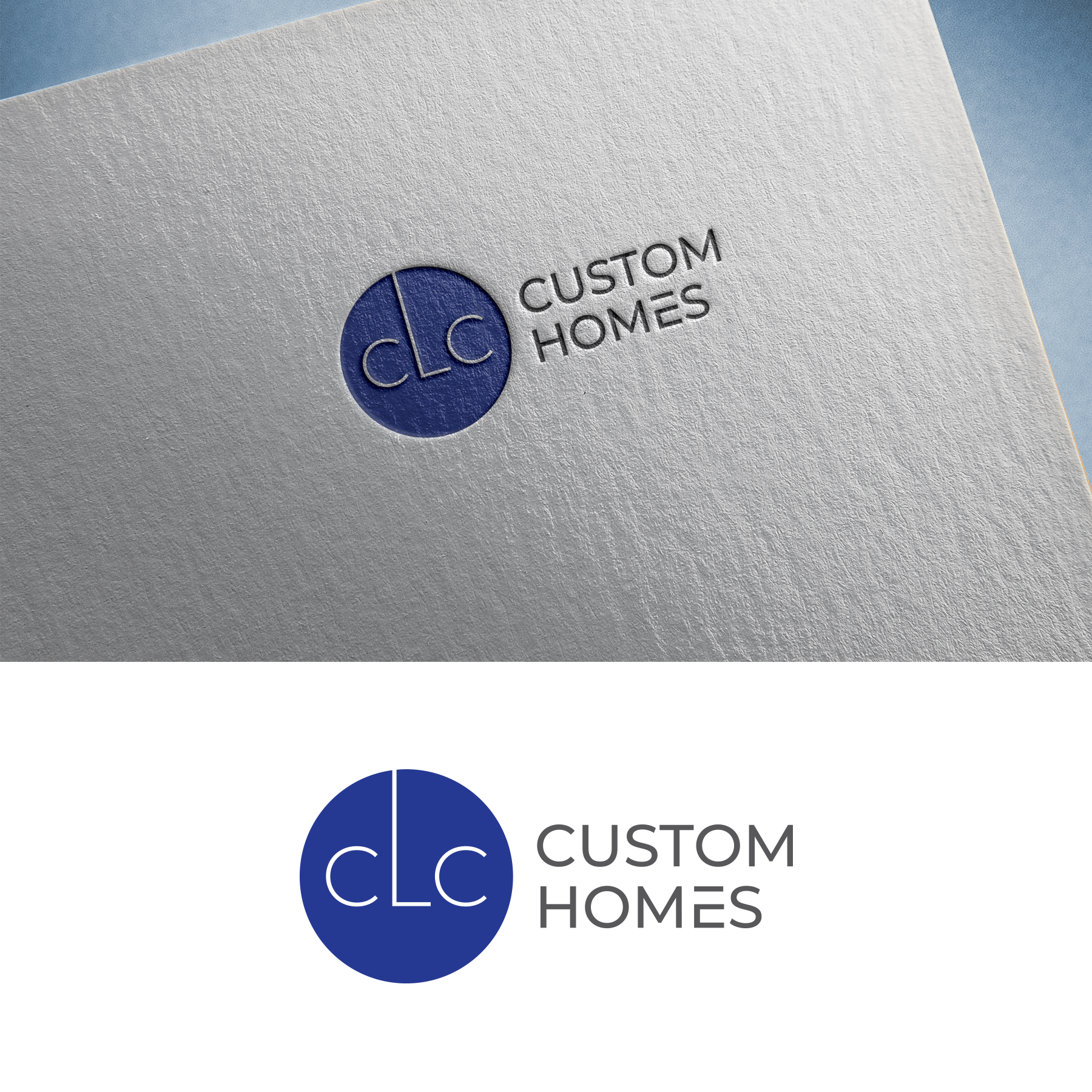Logo Design by ZinKo for CLC Custom Homes | Design #26791226