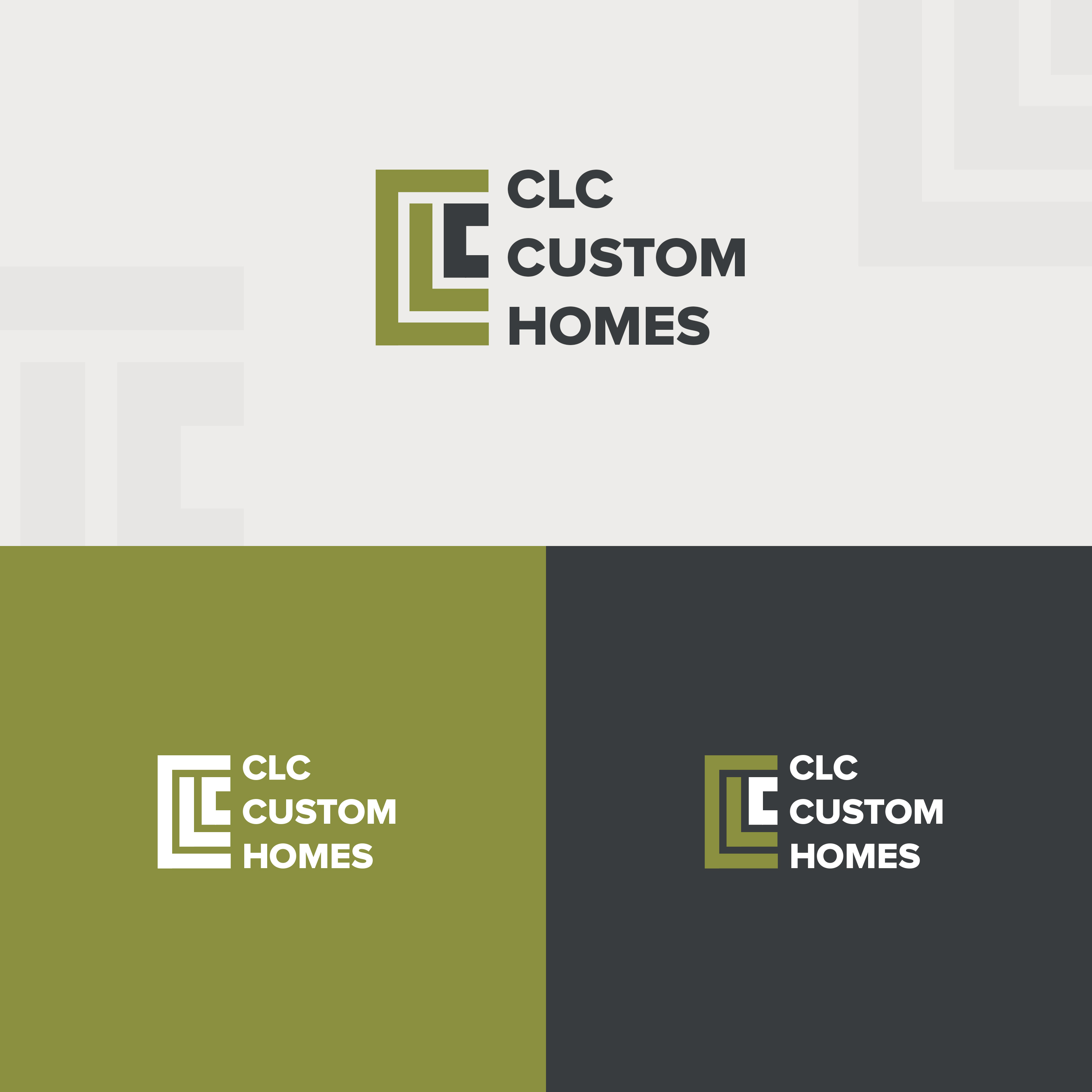 Logo Design by Minor7th for CLC Custom Homes | Design #26779775