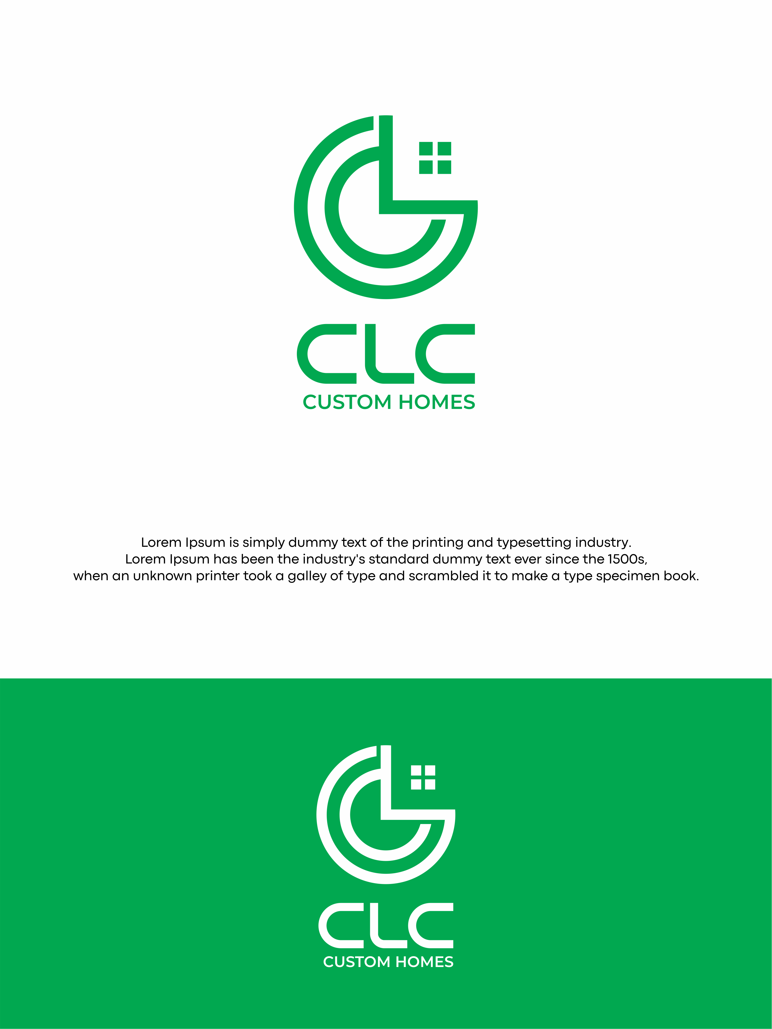 Diseño de Logo por soriyeee para CLC Custom Homes | Diseño #26784483