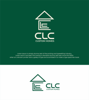 Design de Logo par soriyeee pour CLC Custom Homes | Design : #26785127