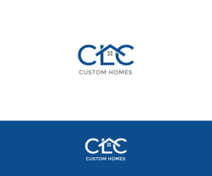 Logo Design by flora.c design for CLC Custom Homes | Design: #26782649