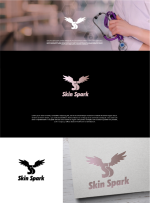 Skin Spark or SS | Logo Design by saifysyed Studio