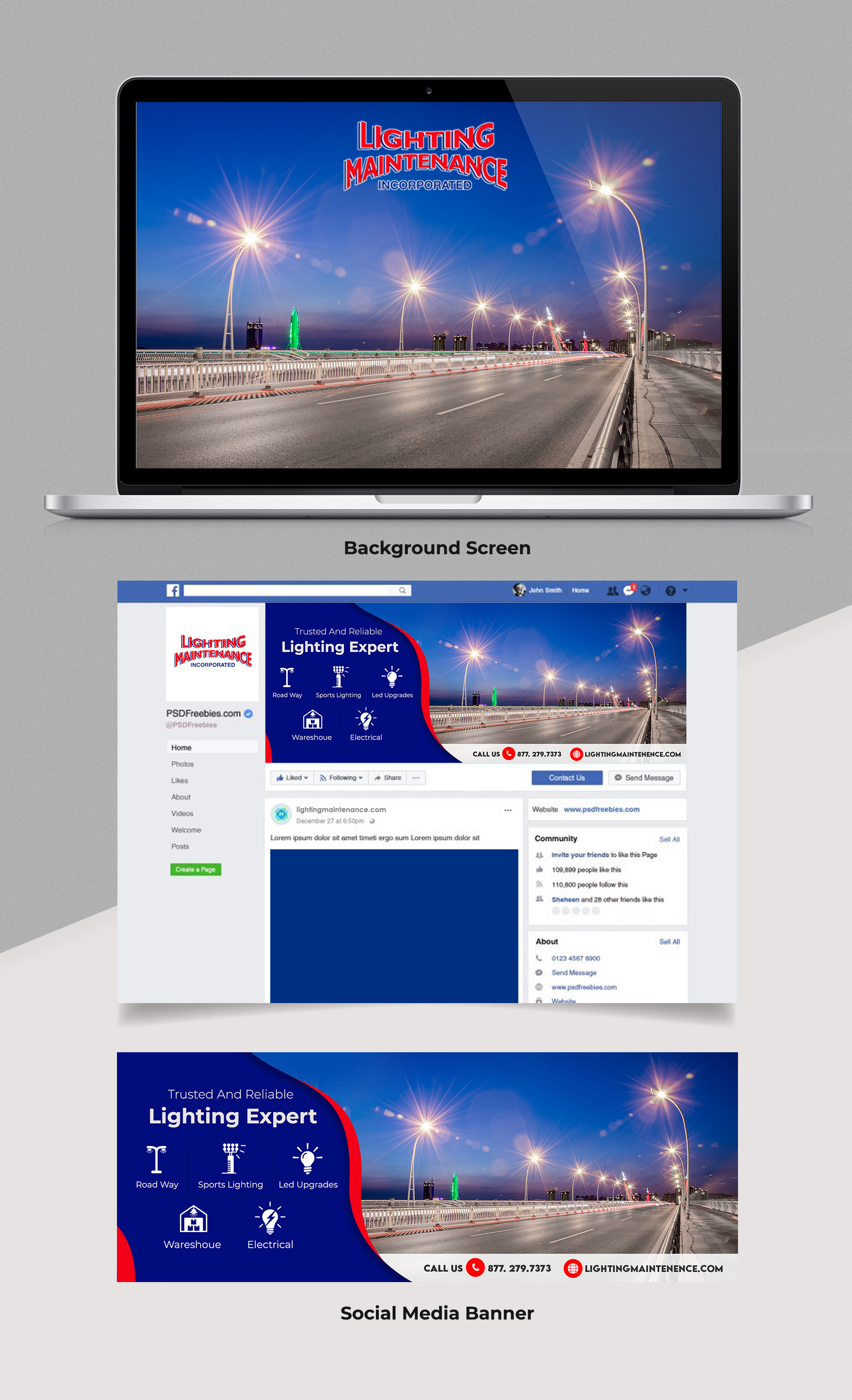Graphic Design by bdesigner9 for Lighting Maintenance Inc | Design #26787087