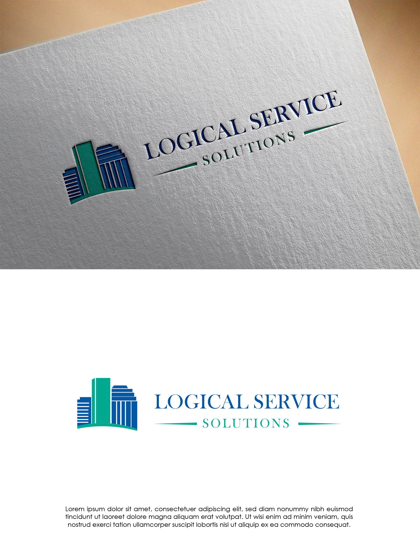 Logo Design by Amelia Mia for Logical Service Solutions | Design #26787896