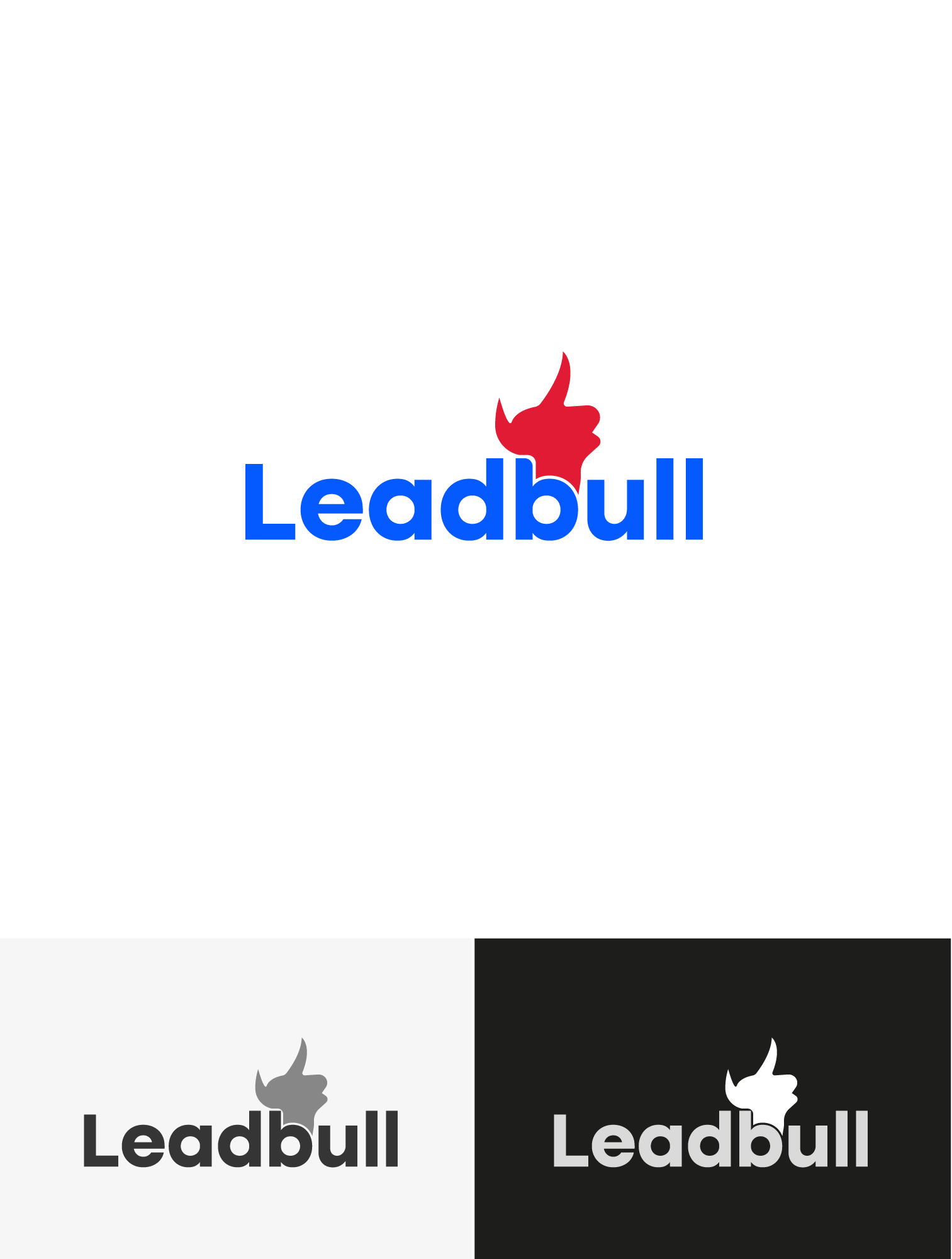 Logo Design by Alpha design for LeadbullTraffic OÜ | Design #26788466