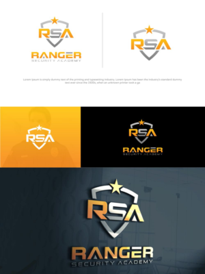 RSA or Ranger Security Academy | Logo Design by SigmaStudio