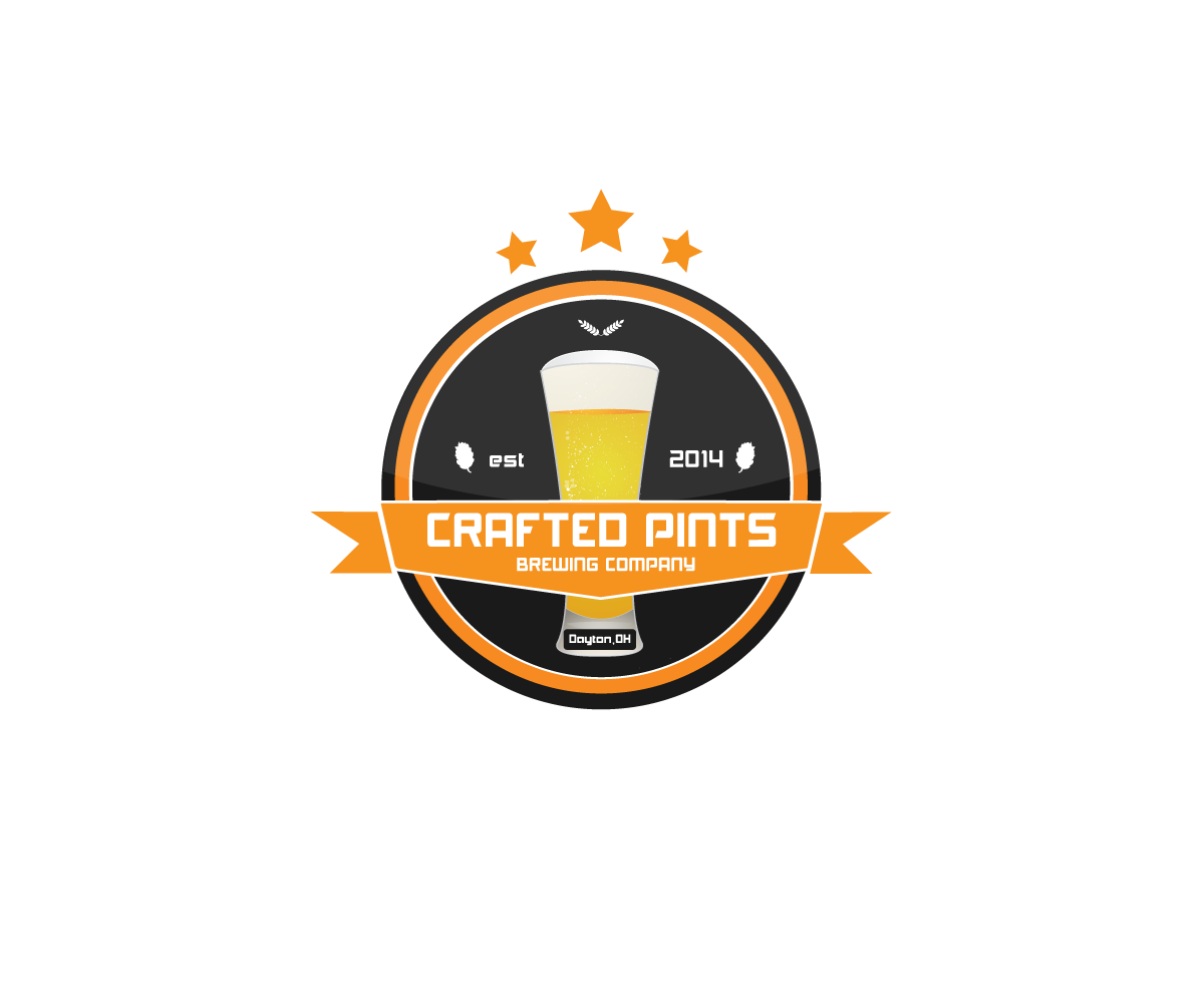 Logo Design by Luc1ano for Crafted Pints Brewing Co. | Design #3072899