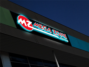 MEGAZONE LASER TAG | Design de Panneau par shazigns