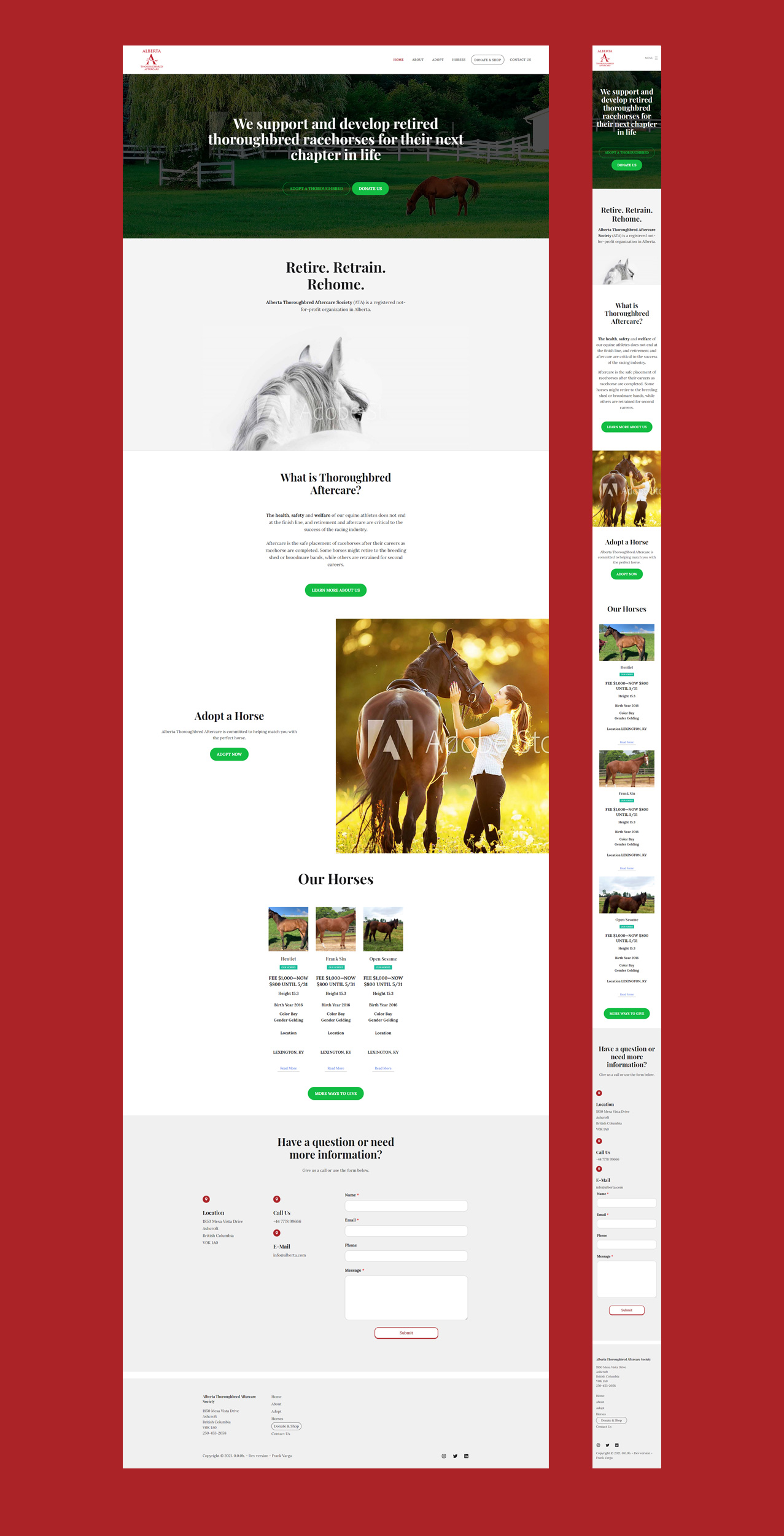 Web Design by Frank Varga for this project | Design #26803118