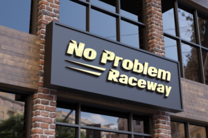 "No Problem Raceway" | Logo Design by makerlogoz