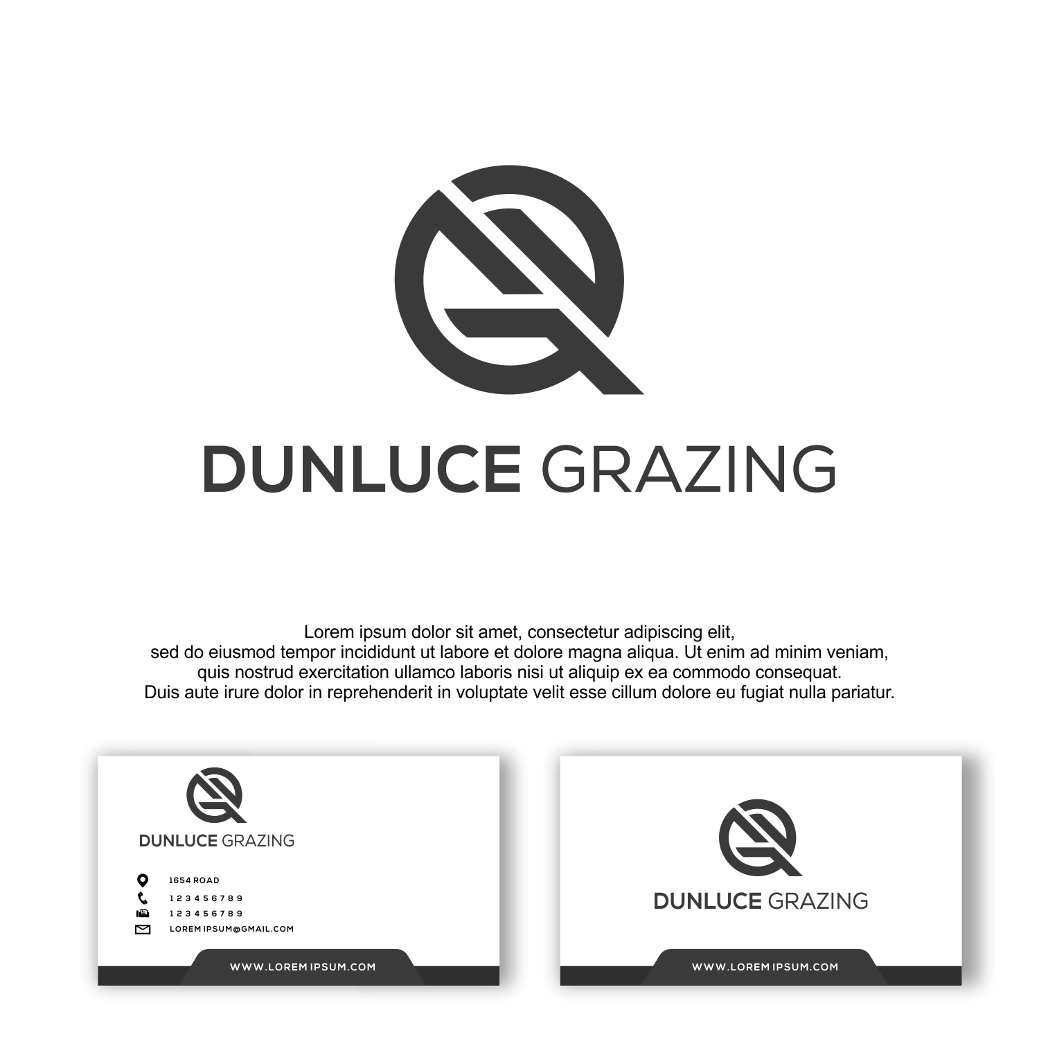 Logo Design by I Design12 for Dunluce Grazing | Design #26790524