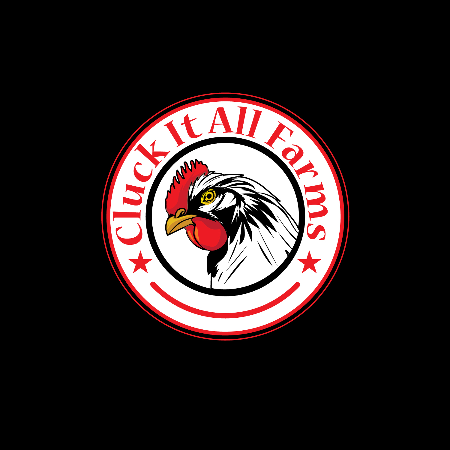 Logo Design by GODDREAMCREATION for Cluck It All Farms | Design #26788990