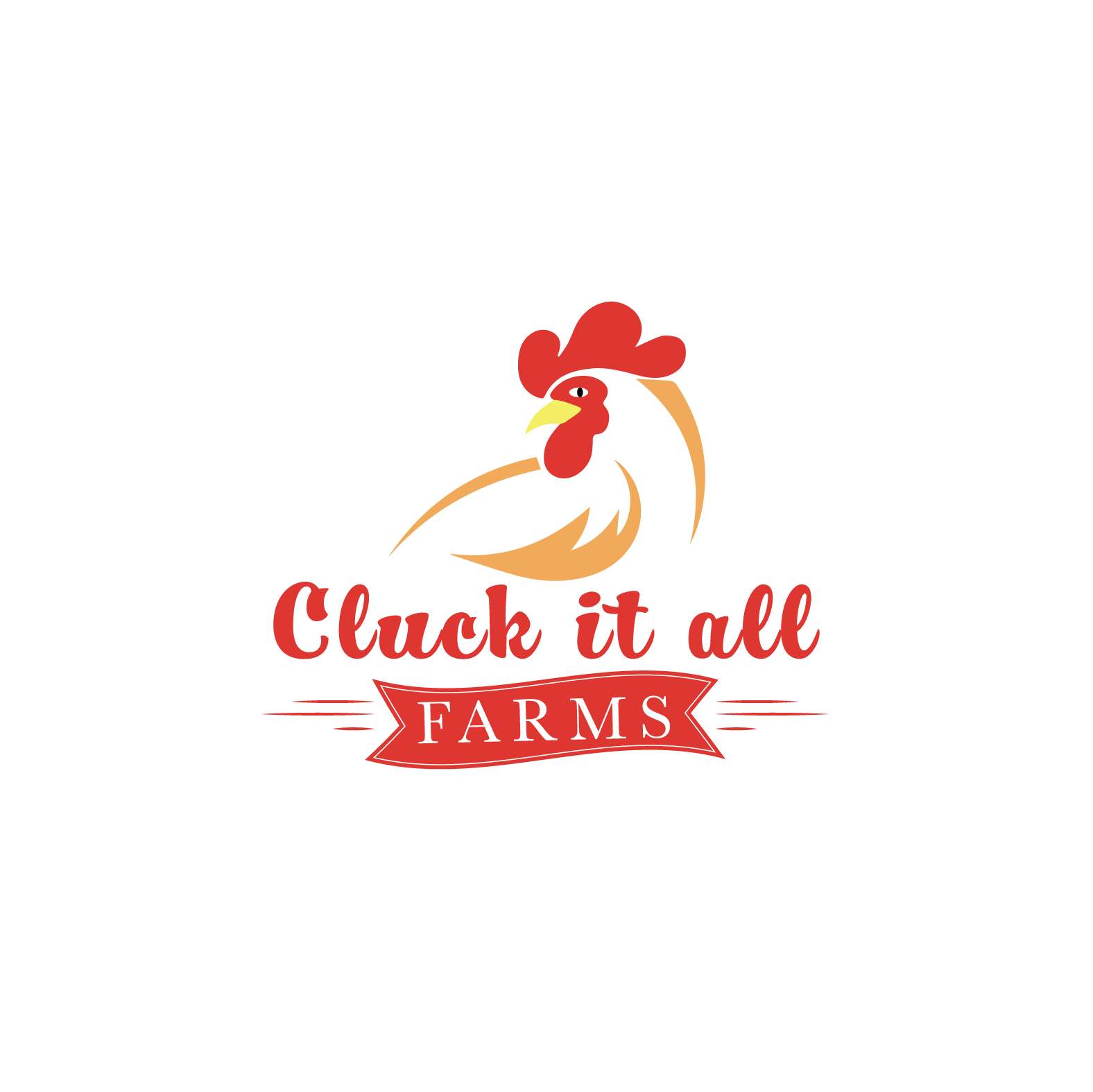 Logo Design by Kimh for Cluck It All Farms | Design #26788470