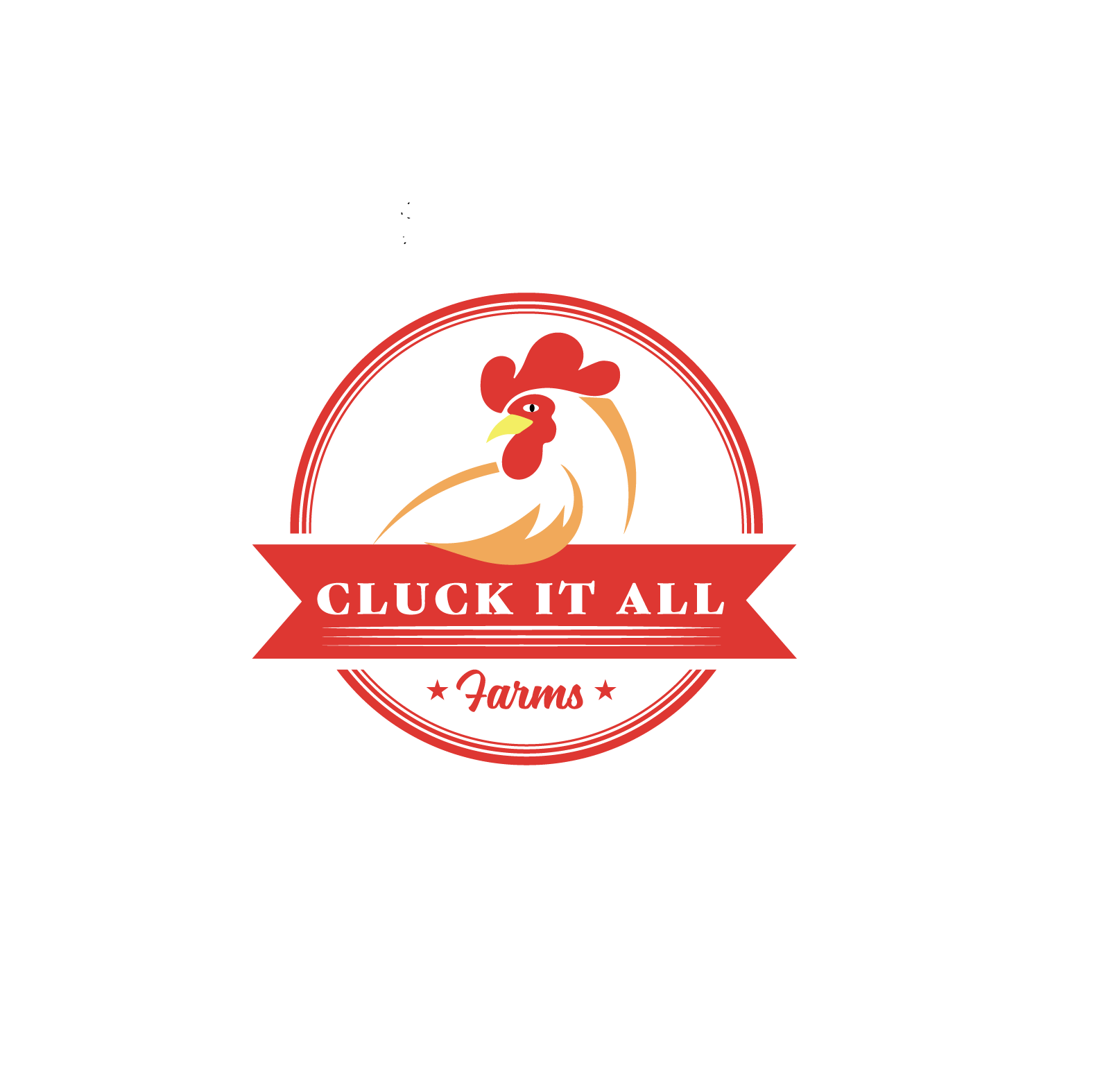 Logo Design by Kimh for Cluck It All Farms | Design #26788717