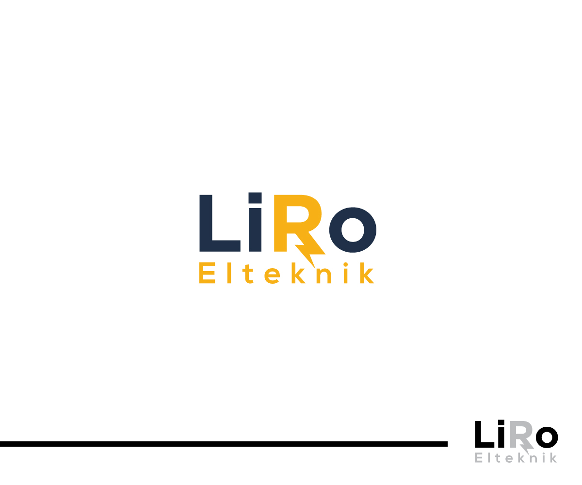 Logo Design by Fat Bat Man for LiRo Elteknik | Design #26795667
