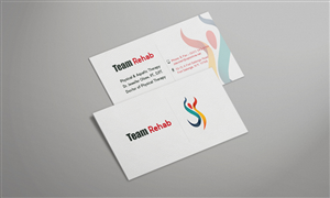 Business Card Design by yossef gamal for Team Rehab Physical Therapy, P.C. | Design: #3060645