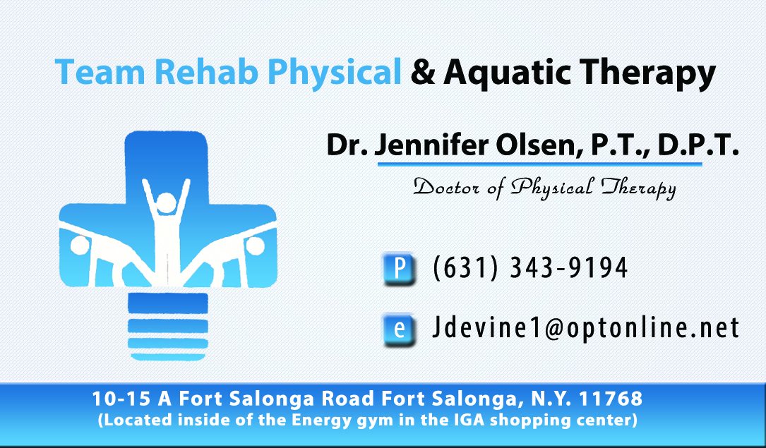 Business Card Design by Akaram Advertising for Team Rehab Physical Therapy, P.C. | Design #3079113
