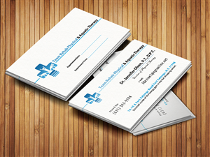 Business Card Design by Akaram Advertising for Team Rehab Physical Therapy, P.C. | Design: #3079146