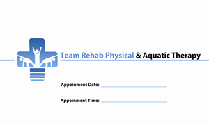 Business Card Design by Akaram Advertising for Team Rehab Physical Therapy, P.C. | Design: #3079219