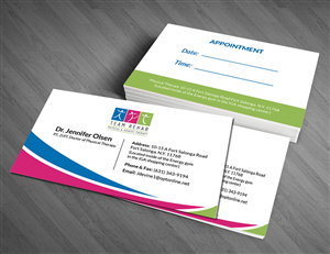 Business Card Design by  Artman for Team Rehab Physical Therapy, P.C. | Design #3062458