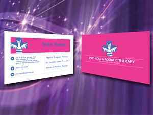 Business Card Design by dacke011 for Team Rehab Physical Therapy, P.C. | Design: #3062537