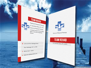 Business Card Design by dacke011 for Team Rehab Physical Therapy, P.C. | Design: #3062965
