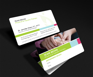 Business Card Design by Rich_LHA for Team Rehab Physical Therapy, P.C. | Design: #3078284
