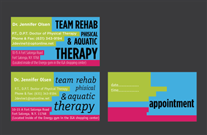 Business Card Design by tane for Team Rehab Physical Therapy, P.C. | Design: #3070359