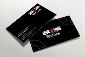Business Card Design by Blue Sparrow for Lock 'N' Load Electrical | Design: #26817667