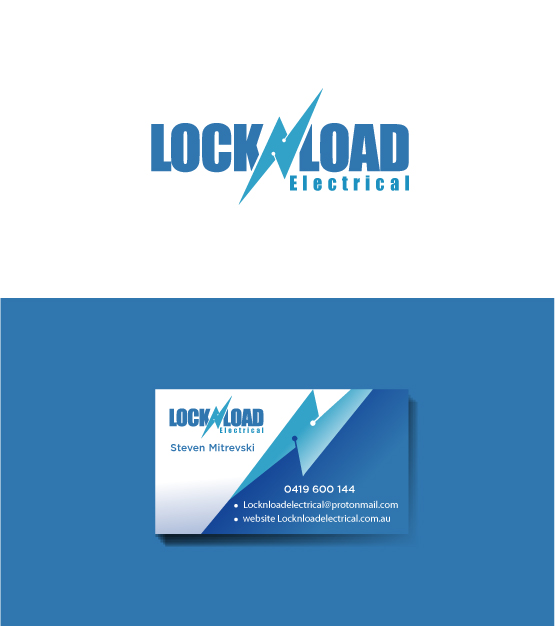 Business Card Design by Suprakash 3 for Lock 'N' Load Electrical | Design #26815166