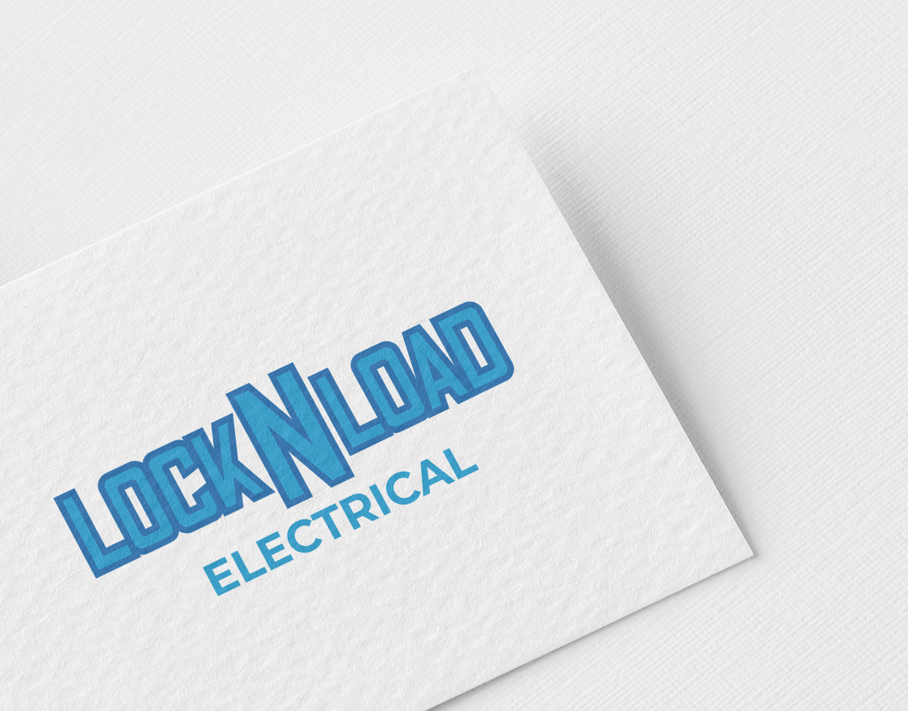 Diseño de Tarjeta de Presentación por nathanaelpeter para Lock 'N' Load Electrical | Diseño #26805581