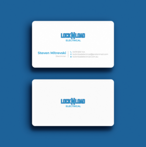 Business Card Design by nathanaelpeter for Lock 'N' Load Electrical | Design: #26805582