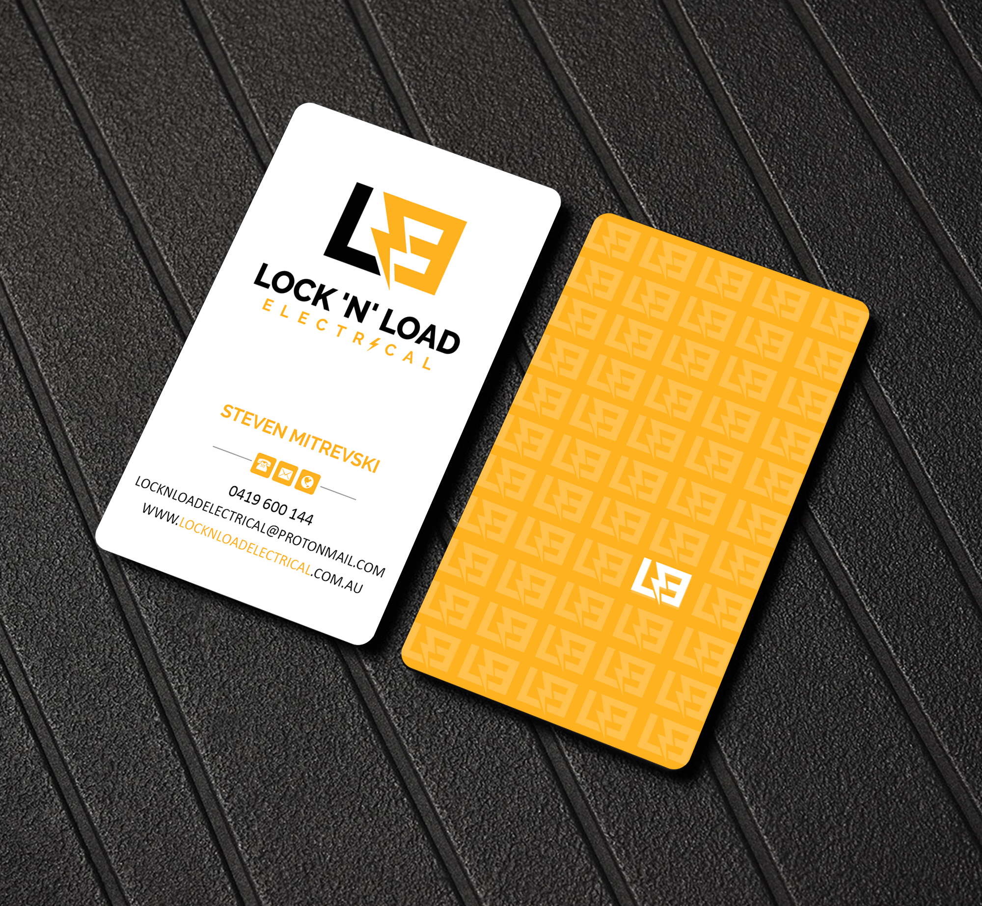 Business Card Design by Creations Box 2015 for Lock 'N' Load Electrical | Design #26795530