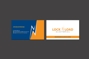 Business Card Design by Creations Box 2015 for Lock 'N' Load Electrical | Design: #26795533