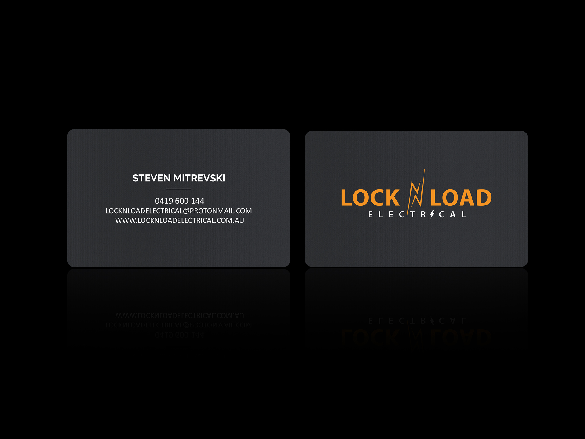 Business Card Design by Creations Box 2015 for Lock 'N' Load Electrical | Design #26795534