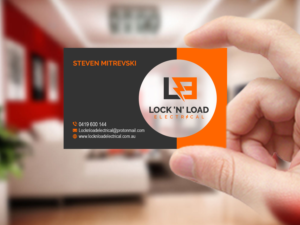Business Card Design by Creations Box 2015 for Lock 'N' Load Electrical | Design: #26795536
