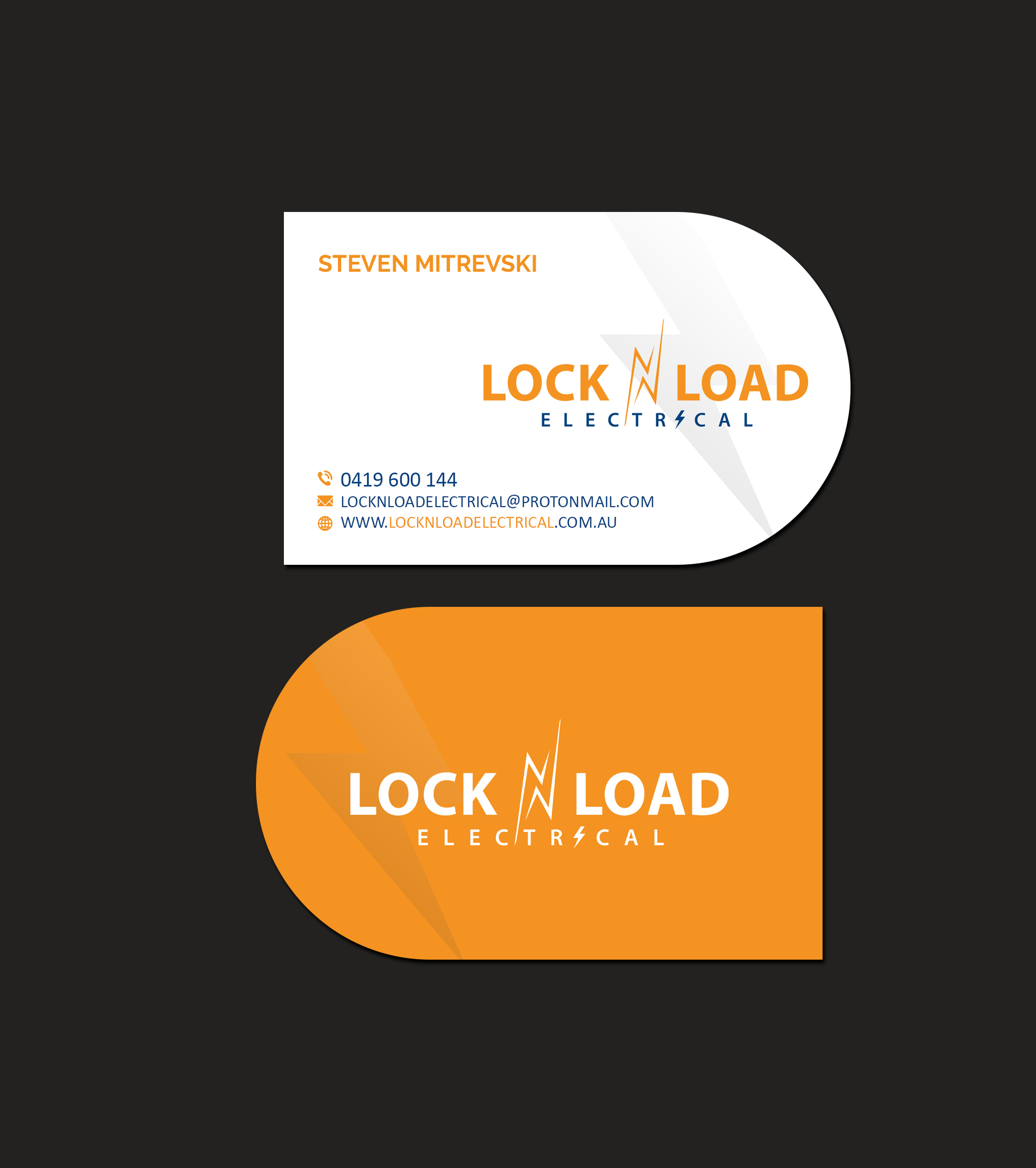 Business Card Design by Creations Box 2015 for Lock 'N' Load Electrical | Design #26795553